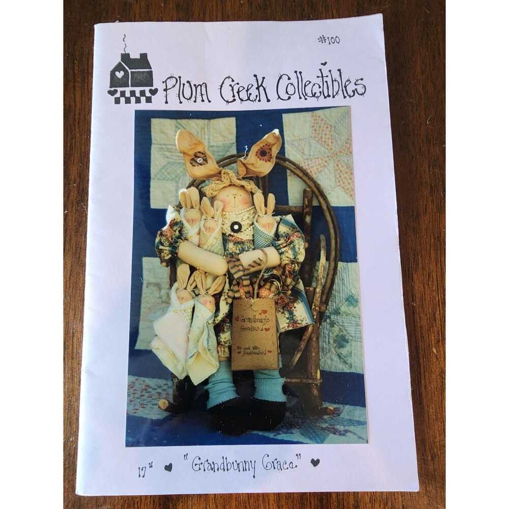 Grandbunny Grace 17" Bunny Doll & Her Grandbabies Sewing Craft Pattern Vintage